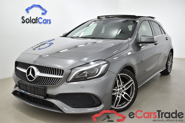 Mercedes A 180 D AMG Aut. Pano LED-Xenon Command Navi Sport-Leather-Alcantara KeylessGo Camera Klima PDC ...