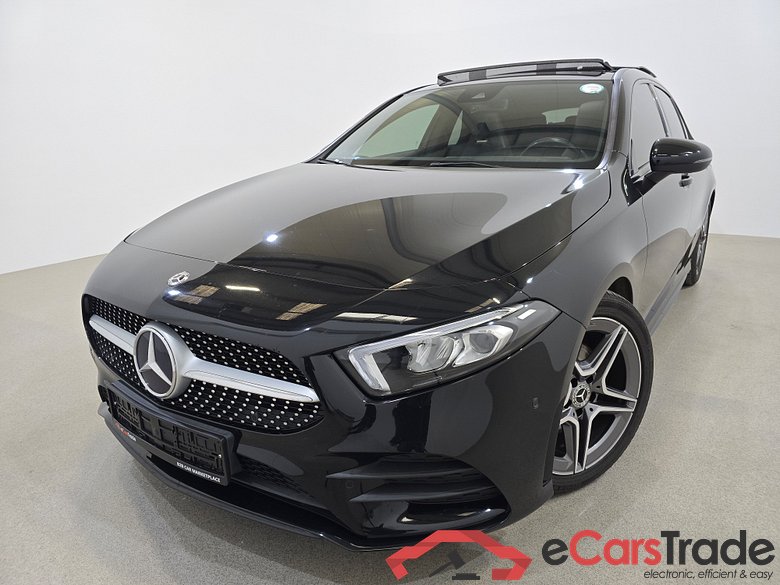 Mercedes A 180d AMG Night Aut. Pano LED-Xenon Widescreen Navi Sport-Leather-Alcantara KeylessGo Camera Klima PDC ...