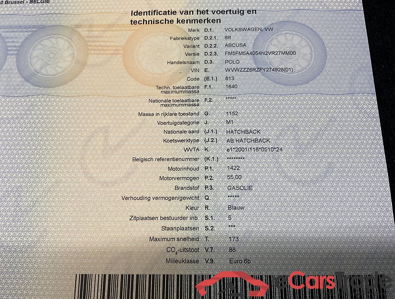 VOLKSWAGEN Polo Polo Trendline 1.4 TDI BlueMotion Technology 55 kW (75 ch) 5 vitesses manuel #3