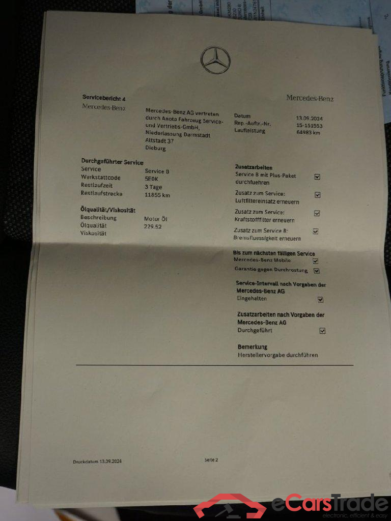 Mercedes GLB ´19 GLB -Klasse GLB 200 d (247.612) 110KW AT8 E6d