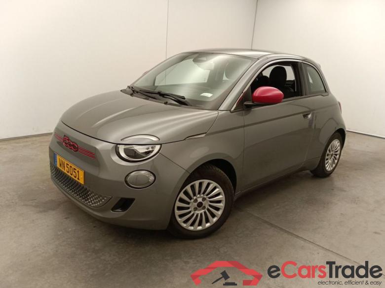 FIAT E-500 42 kWh 118hp Red 3d #1