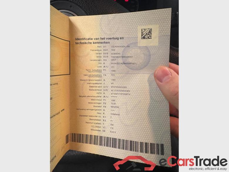 VOLKSWAGEN Golf SW Golf SW 1.6i Trendline #4