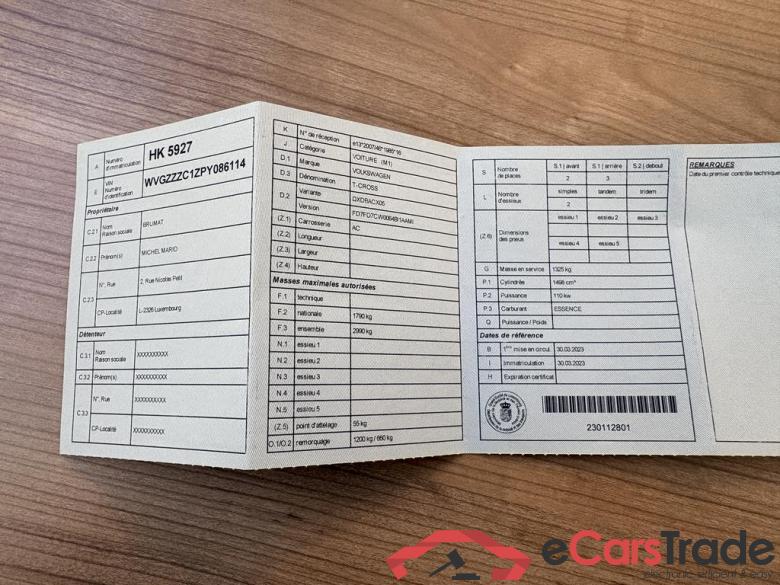 VOLKSWAGEN T-Cross T-Cross 1.5 TSI ACT Style OPF DSG #4