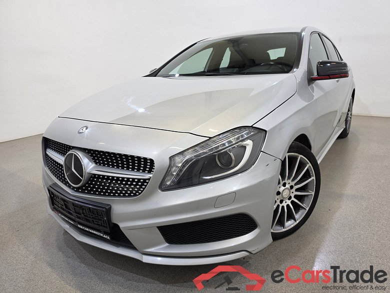 Mercedes A180d AMG LED-Xenon Navi 1/2 Sport-Leather-Alcantara Camera Klima ...