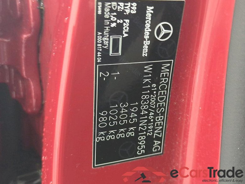 MERCEDES-BENZ CLA-klasse 100 kW #3