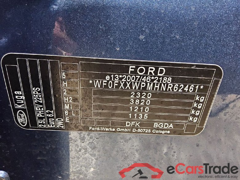 Kuga Plug-In Hybrid Vignale 2.5 165KW ATV E6d #5