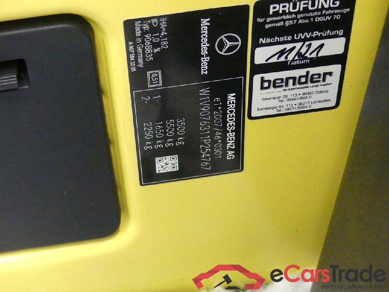 Sprinter III Kasten RWD/AWD 311/314/316 CDI RWD L1 (907.631) 2.1 120KW MT6 E6 #5