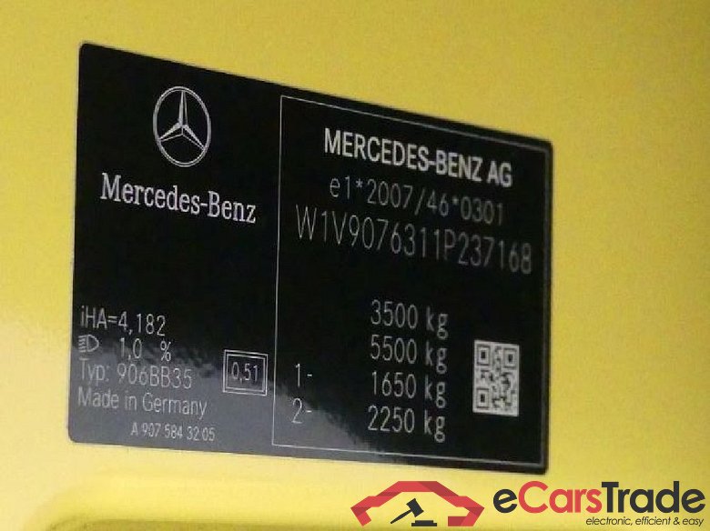 Sprinter III Kasten RWD/AWD 311/314/316 CDI RWD L1 (907.631) 2.1 120KW MT6 E6 #5