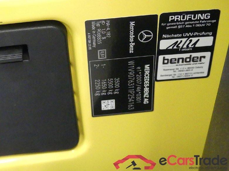 Sprinter III Kasten RWD/AWD 311/314/316 CDI RWD L1 (907.631) 2.1 120KW MT6 E6 #5