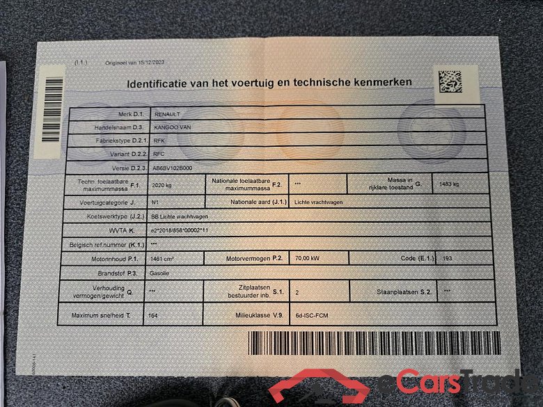 RENAULT - REN KANGOO BluedCi 95PK Confort & Easy Link Nav & Park Sensors With Camera #4