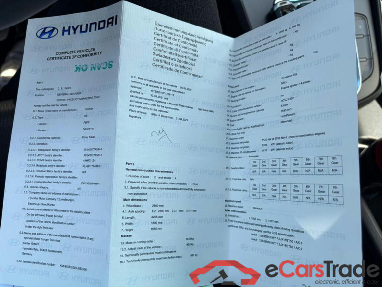 HYUNDAI Kona HEV HEV 1.6 GDi Sky DCT #5