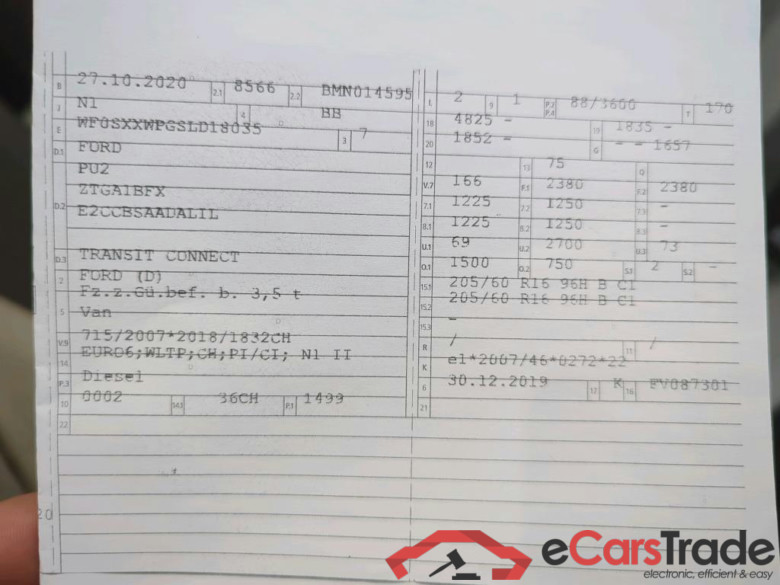 FORD Transit Connect 230 L2 S&S Autm. Trend 4d 88kW #6