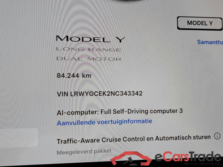 TESLA - TES MODEL Y Long Range Dual Motor AWD 476PK  * ELECTRIC * #5