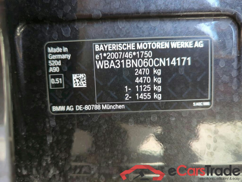 Baureihe 5 Touring 520 d 2.0 140KW AT8 E6d #4