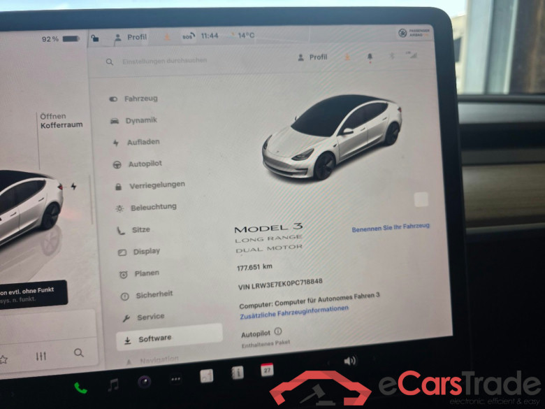 TESLA Model 3 Langstreckenbatt. Allradantrieb Dual Motor 4d 366kW #6